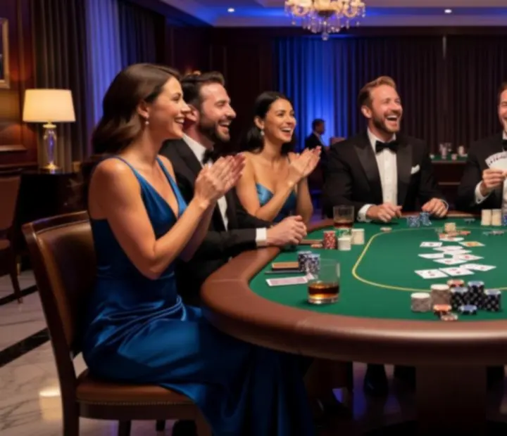 Galeria emocjonujących chwil z wieczorów pokerowych by Qe Edyta Kunc.